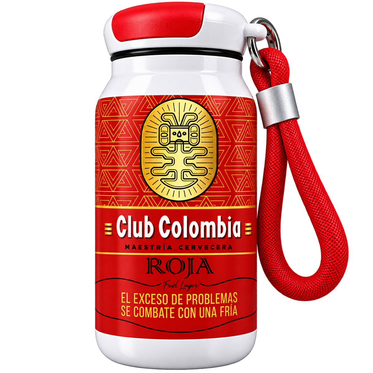 Termo Cerveza Club Roja
