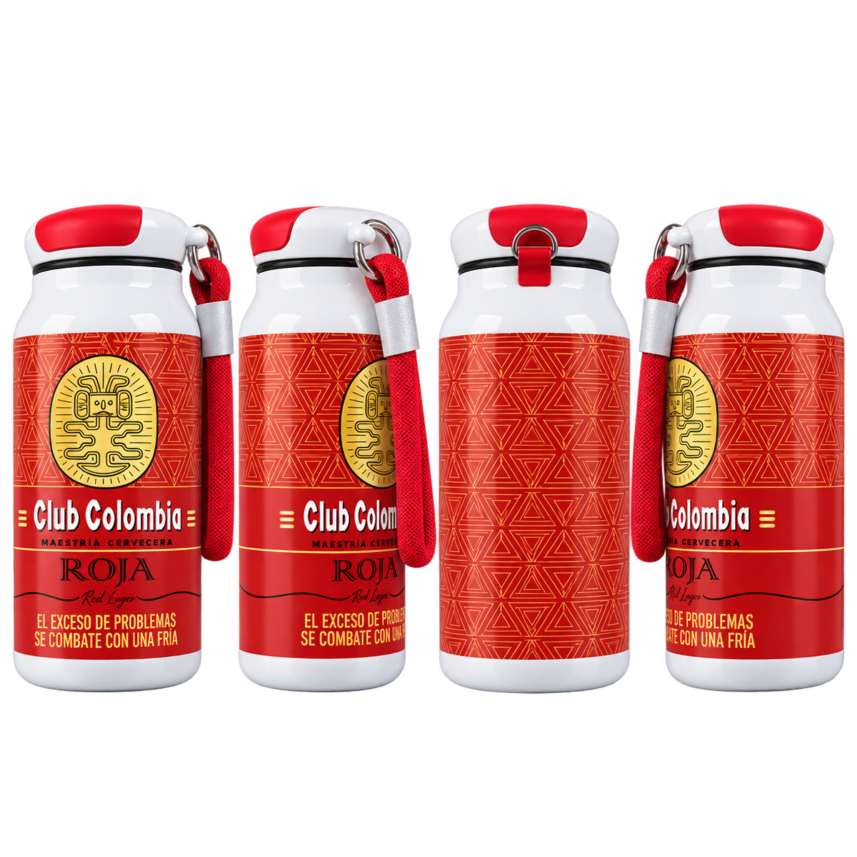 Termo Cerveza Club Roja