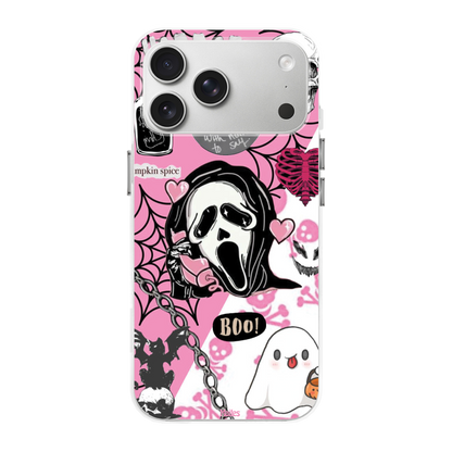 Halloween Ghostface Pink Rock