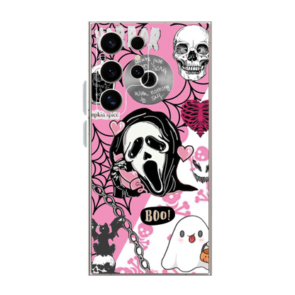 Halloween Ghostface Pink Rock