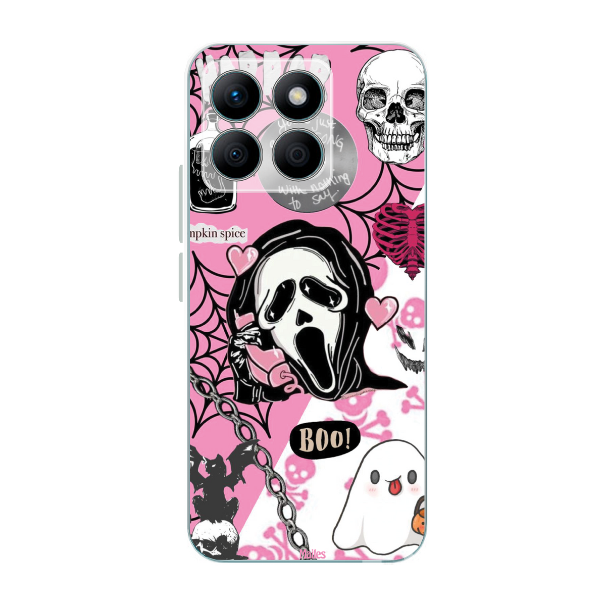 Halloween Ghostface Pink Rock