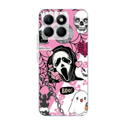 Halloween Ghostface Pink Rock