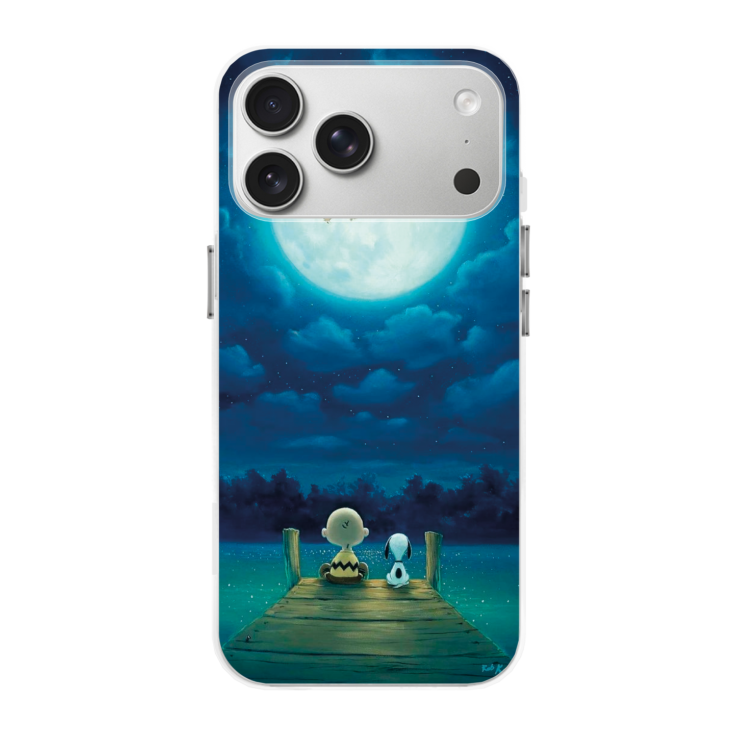 Snoopy Bajo la Luna