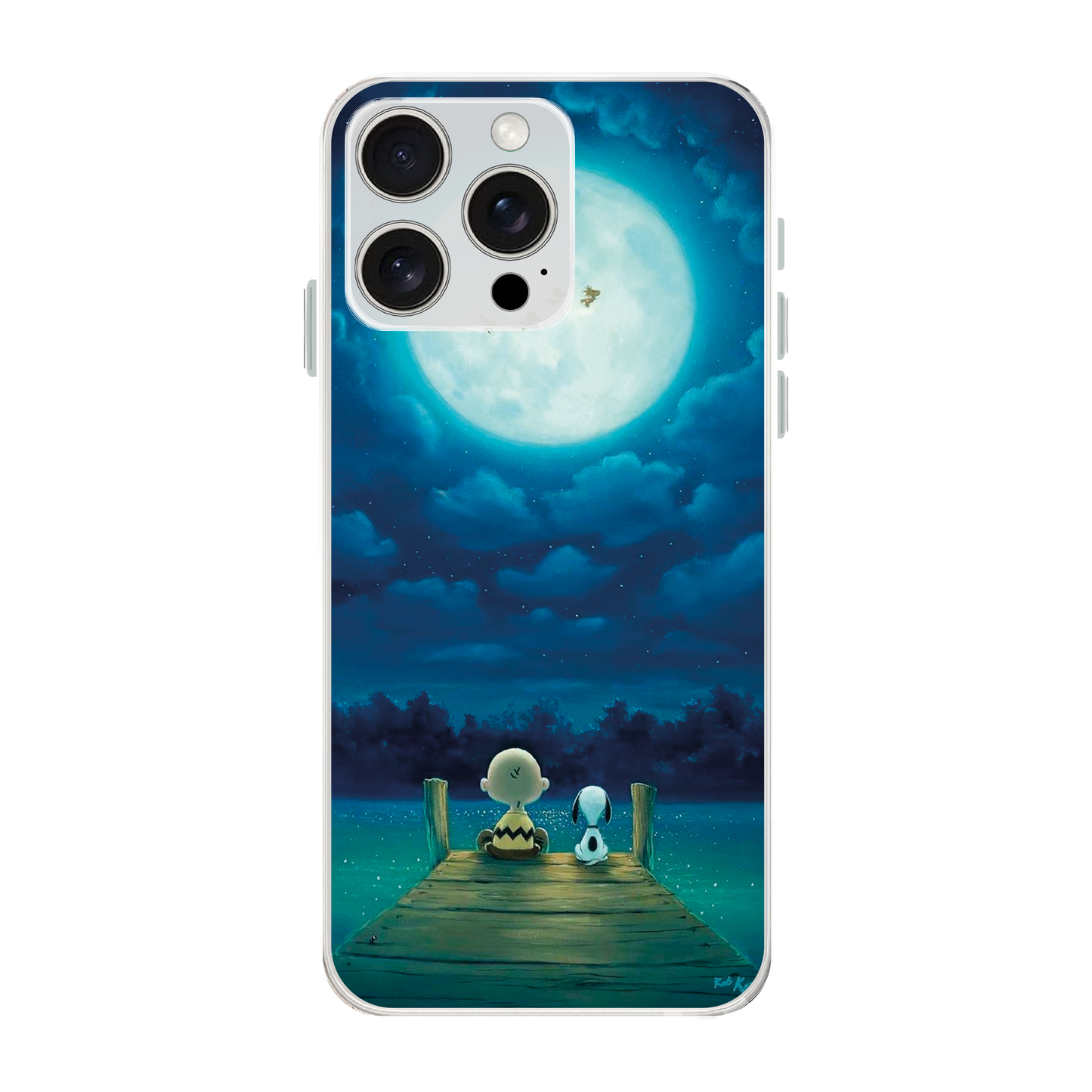 Snoopy Bajo la Luna