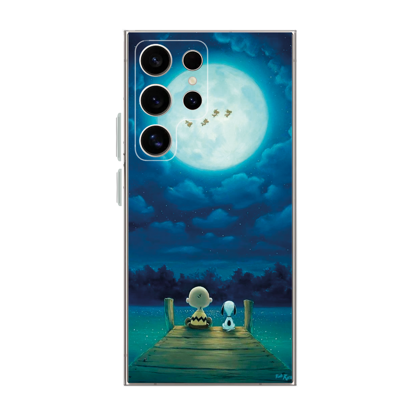 Snoopy Bajo la Luna